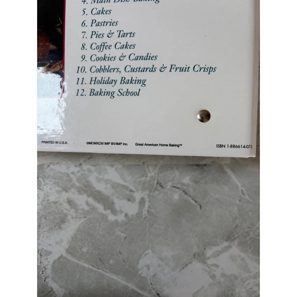 Great American Home Baking Recipe Binder‎ 3 Ring 12 Tabbed Categories 90's